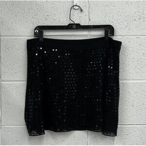 Donna Karan New York (DKNY) Black Sequin Skirt (Size 12)